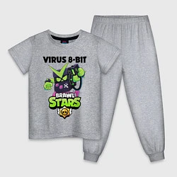 Детская пижама BRAWL STARS VIRUS 8-BIT