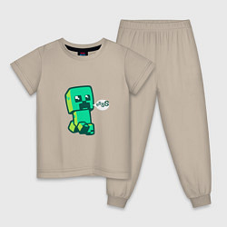 Детская пижама MINERCRAFT CREEPER