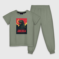 Детская пижама Godzilla