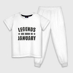 Детская пижама Легенды рождаются в январе