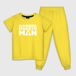 Детская пижама Manners maketh man