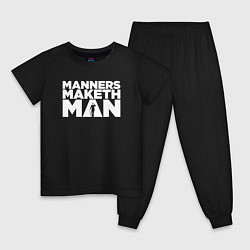Детская пижама Manners maketh man