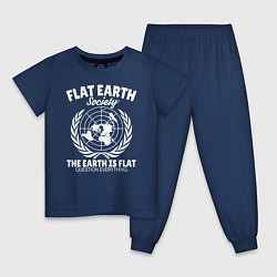 Детская пижама Сообщество Плоской Земли