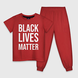Детская пижама BLACK LIVES MATTER