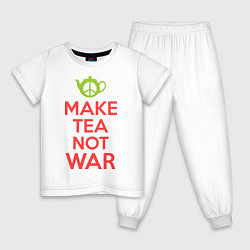 Детская пижама Make tea not war