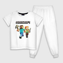 Детская пижама Персонажи игры Minecraft