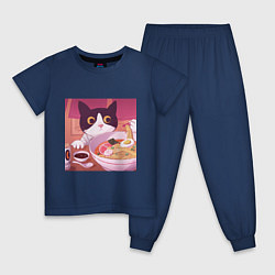 Детская пижама Кот и лапша