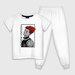 Пижама хлопковая детская Хисока Мороу Охотник х Охотник, цвет: белый