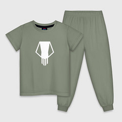 Пижама хлопковая детская Bakugo t-shirt, цвет: авокадо
