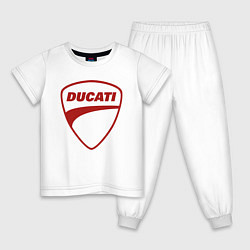 Детская пижама Ducati Logo Дукати Лого Z