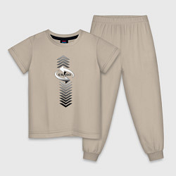Пижама хлопковая детская Counter Strike, цвет: миндальный
