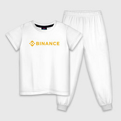 Детская пижама BINANCE БИНАНС БИРЖА