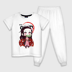 Детская пижама Незуко Клинок, рассекающий демонов