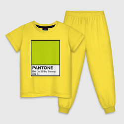 Детская пижама Shrek: Pantone Color