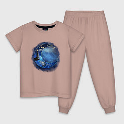 Детская пижама Лунная ночь у моря