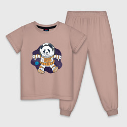 Детская пижама Милая Космическая Панда