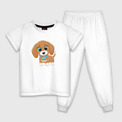 Детская пижама Собачка с бантиком