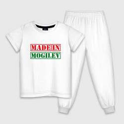 Пижама хлопковая детская Могилёв - Беларусь, цвет: белый