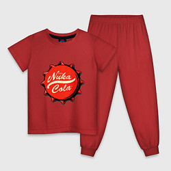 Пижама хлопковая детская Nuka Cola Fallout, цвет: красный