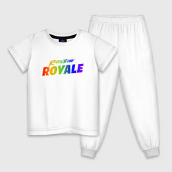 Детская пижама Rainbow Royale