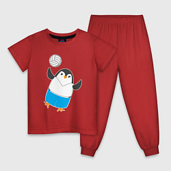 Детская пижама Волейбол - Пингвин