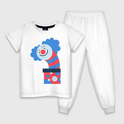 Детская пижама Жуткий клоун-сюрприз в коробке