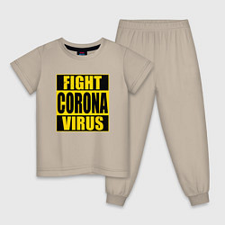 Детская пижама Fight Corona Virus