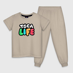 Детская пижама Toca Life logo