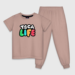 Детская пижама Toca Life logo