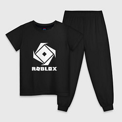 Детская пижама ROBLOX WHITE LOGO