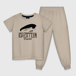 Детская пижама Дирижабль Led Zeppelin с лого участников
