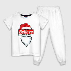 Детская пижама I Believe In Santa Я Верю В Санту