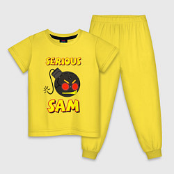 Детская пижама Serious Sam Bomb Logo