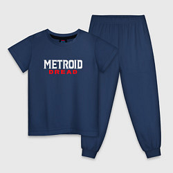 Детская пижама Metroid Dread Logo