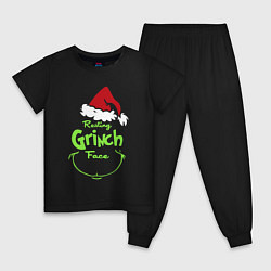 Детская пижама Resting Grinch Face