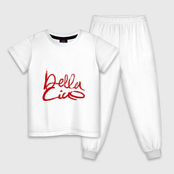 Пижама хлопковая детская Bella - Ciao, цвет: белый