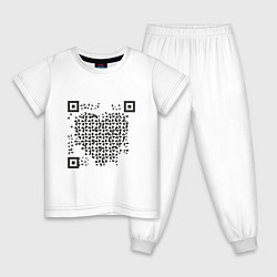 Детская пижама QR Love