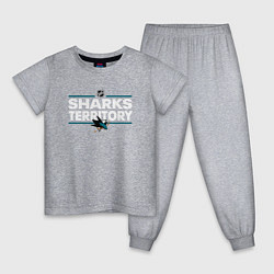 Детская пижама SHARKS TERRITORY САН-ХОСЕ ШАРКС