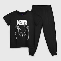 Детская пижама Linkin Park, Линкин Парк, Рок кот