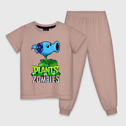 Детская пижама Plants vs Zombies Морозный Горох