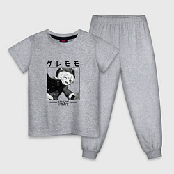 Пижама хлопковая детская Кли Klee, Genshin Impact, цвет: меланж
