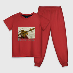 Пижама хлопковая детская ELDEN RING НАПАДЕНИЕ, цвет: красный