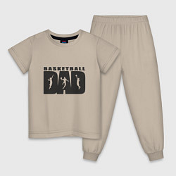 Детская пижама Dad Basketball