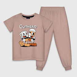 Детская пижама Cuphead 2 чашечки