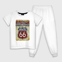 Детская пижама Получи удовольствие от трассы 66!