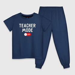 Детская пижама Учительский мод отключен