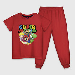 Детская пижама Компашка героев Super Mario