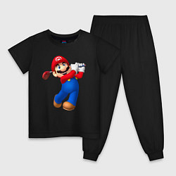 Детская пижама Марио - крутейший гольфист Super Mario