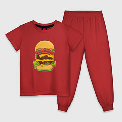 Детская пижама Самый вкусный гамбургер