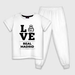 Детская пижама Real Madrid Love Классика
